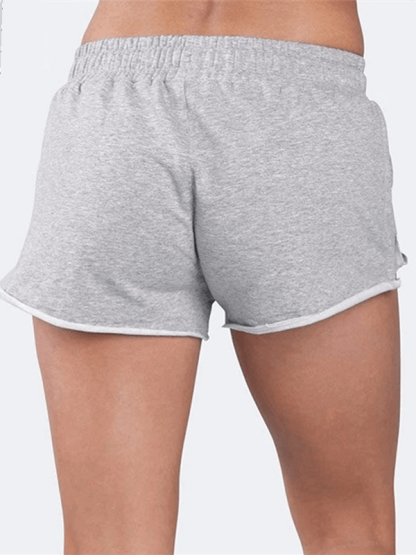 Wholesale cut off fleece sweat shorts drawstring blank jogger shorts - Image 4