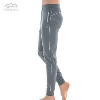 Wholesale design blank yoga pants cotton comfortable gray sweat pants