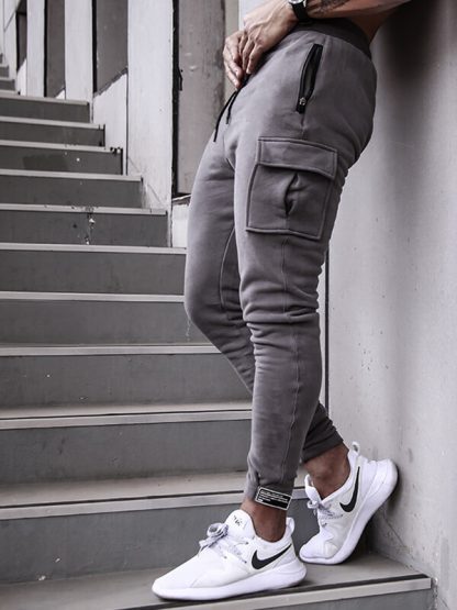 Wholesale fleece jogger pants XF custom jogger pants manufacturer - Image 3