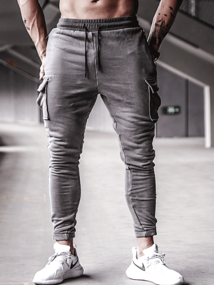 Wholesale fleece jogger pants XF custom jogger pants manufacturer - Image 5