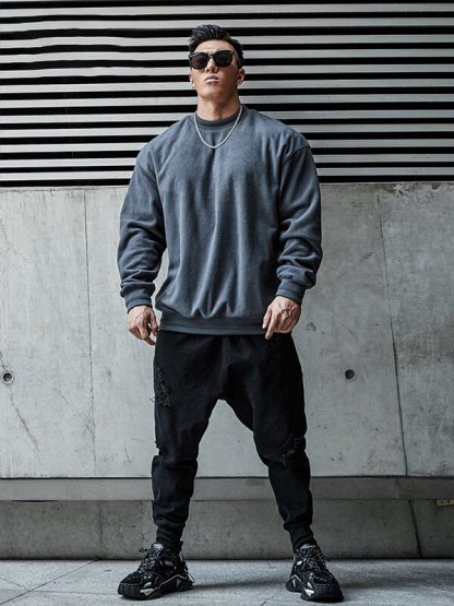 Wholesale fleece sweatshirts best custom comfort colors top - Image 5