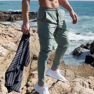 Wholesale jogger pants men's quick-drying tapered track pants