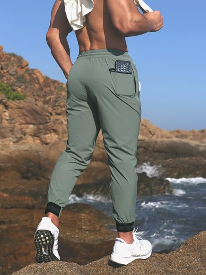 Wholesale jogger pants men's quick-drying tapered track pants - Image 5