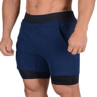 Wholesale mens athletic shorts quick-drying polyester gym pants