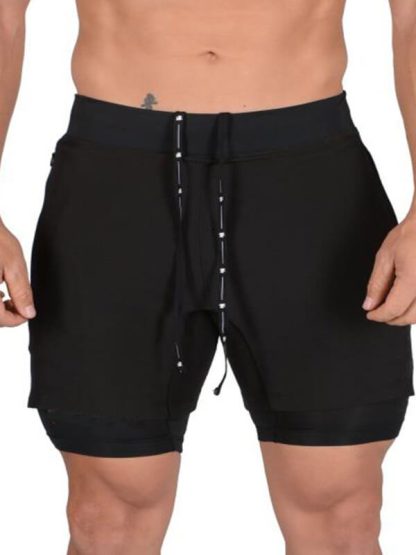 Wholesale mens athletic shorts quick-drying polyester gym pants - Image 3