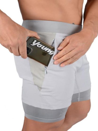 Wholesale mens athletic shorts quick-drying polyester gym pants - Image 4