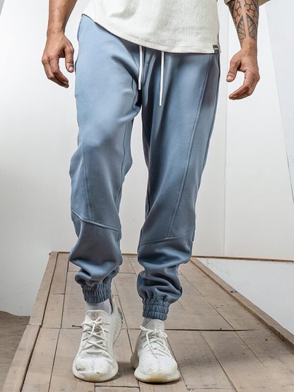 Wholesale mens blank track pants loose casual jogging pants manufacturer