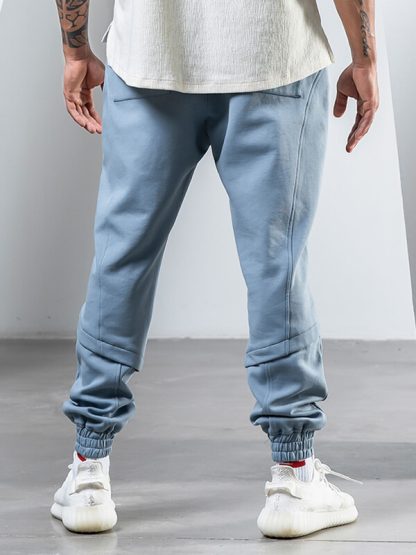 Wholesale mens blank track pants loose casual jogging pants manufacturer - Image 3