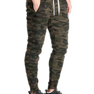 Wholesale mens jogger pants Make custom camouflage track pants