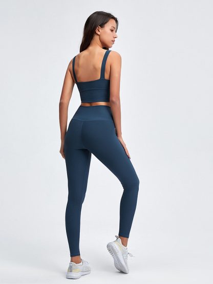 Private label activewear manufacturer ribbed sports bra leggings - Image 6