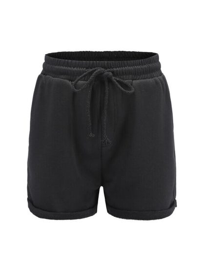 Cotton blank sweat shorts with pockets wholesale womens jogger shorts - Image 2