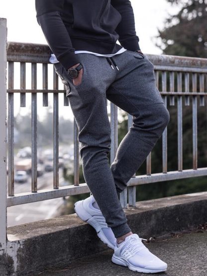 Cotton drawstring branded track pants wholesale suppliers
