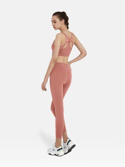 Custom activewear manufacturers tank style sports bra set - Image 2