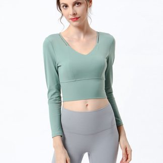 Custom athletic fit t-shirts beautiful back yoga wear