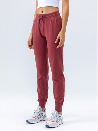 Custom athletic pants blank polyester running pants - Image 4