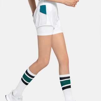 Custom athletic shorts with pockets women's white running shorts