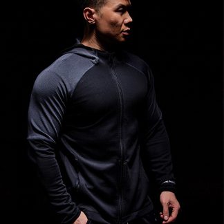 Custom blank track jackets raglan sleeve dri fit hoodie