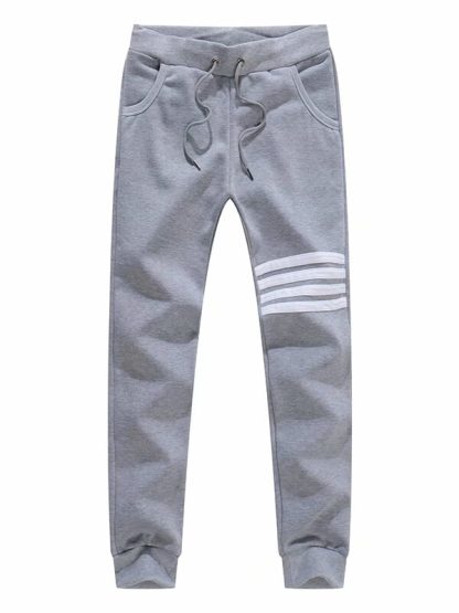 Custom blank track pants slim fit cotton jogger pants - Image 5