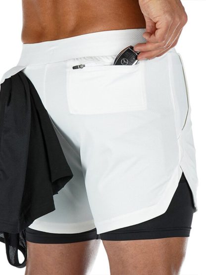 Custom camo printed gym shorts mesh running shorts manufacturer - Image 4