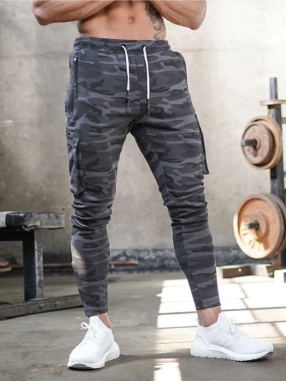 Custom Camo Printed Track pants Slim Fit Track Jogger Pants - Image 3