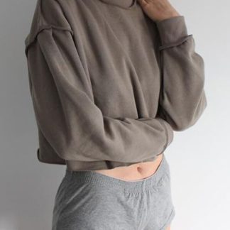 Custom comfort colors sweatshirt best white cut off workout clothes