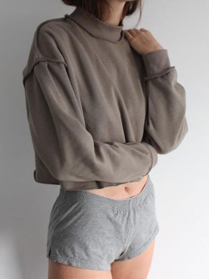 Custom comfort colors sweatshirt best white cut off workout clothes