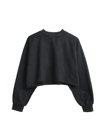 Custom comfort colors sweatshirt best white cut off workout clothes - Image 4