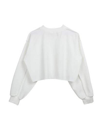 Custom comfort colors sweatshirt best white cut off workout clothes - Image 5