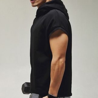 Custom corded comfort colors sweatshirt black short sleeve hoodie manufacturers
