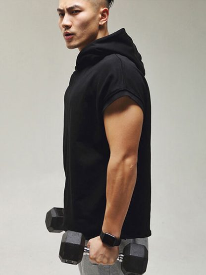 Custom corded comfort colors sweatshirt black short sleeve hoodie manufacturers