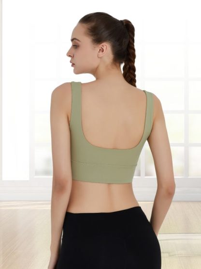 Custom elastic band sports bra plus-size best beauty back yoga bra - Image 2