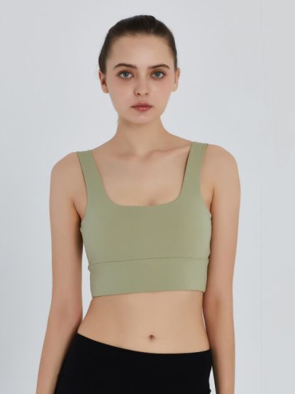 Custom elastic band sports bra plus-size best beauty back yoga bra - Image 3