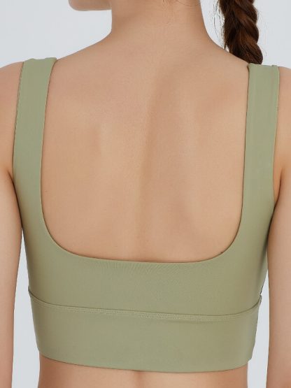 Custom elastic band sports bra plus-size best beauty back yoga bra - Image 5