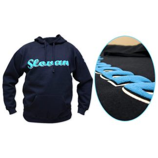 Custom Felt Letter Sweatshirt with Picture Hoodie