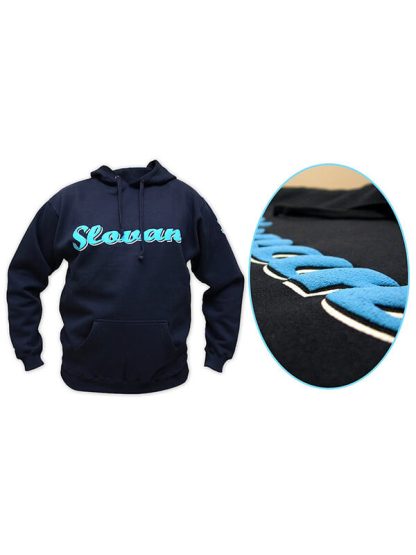 Custom Felt Letter Sweatshirt with Picture Hoodie