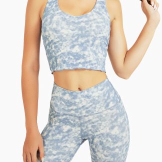 Custom fitness apparel manufacturer China tie dye activewear