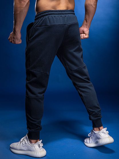 Custom Fit Track Pants With Pockets Drawstring Cotton Mans Trousers - Image 5