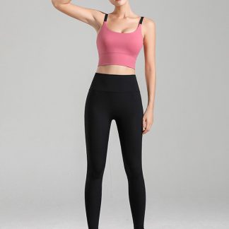 Custom gym clothes thin shoulder strap yoga tights
