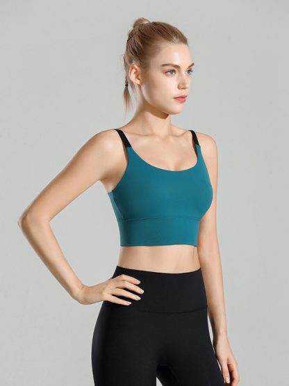 Custom gym clothes thin shoulder strap yoga tights - Image 2