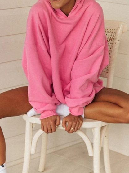 Best custom sport hoodie plus size women thicken warm loose sweatshirt - Image 2