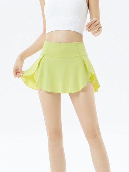 Custom High Waist Tennis Skirt Yoga Sports Pants Skirt - Image 4