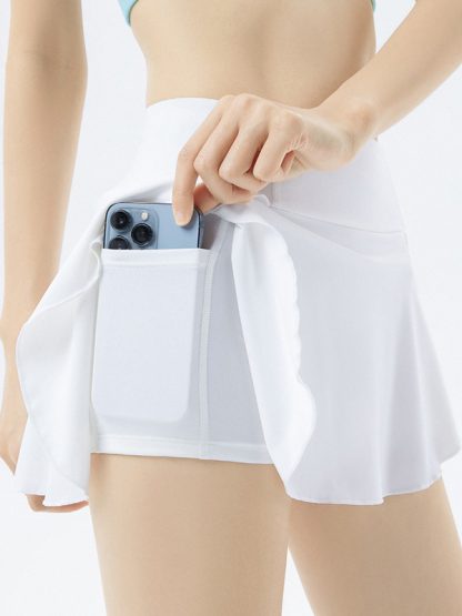 Custom High Waist Tennis Skirt Yoga Sports Pants Skirt - Image 5