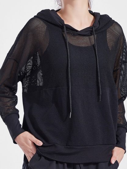 Custom hooded sports jackets design womens mesh white hooded - Image 4