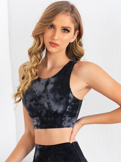 Custom ink sports bra wholesale support custom printed LOGO - Image 3