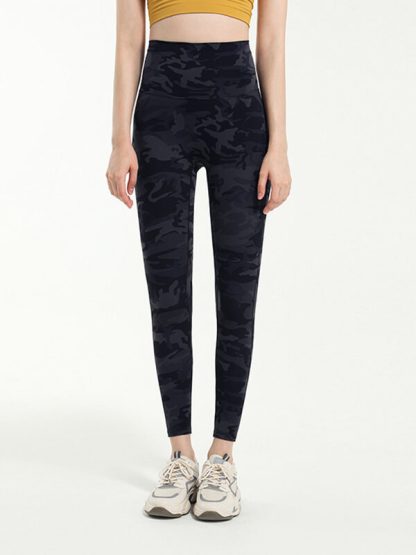 Custom leopard printed workout pants high waisted yoga leggings - Image 2