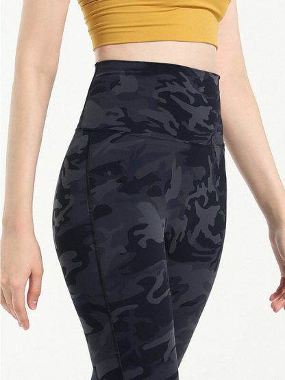 Custom leopard printed workout pants high waisted yoga leggings - Image 4