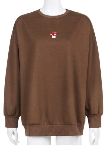 Custom logo sweatshirts bulk embroidered loose - Image 5