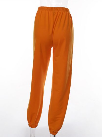 Custom made jogger pants womens high waist track pants - Image 5