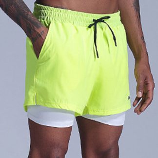 Custom men's soffe running fluorescent shorts