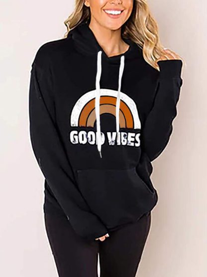 Custom photo printed sweatshirt ladies casual hoodie with pockets - Image 2
